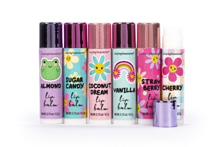 SIMPLE PLEASURES lūpu balzāmu komplekts, 6 gab., Y80395-31923 