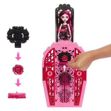 MONSTER HIGH lelle Spocīgie noslēpumi: Pusnakts dārza sērija - Draculaura, HYT72 