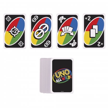 MATTEL GAMES Uno kārtis - All wild, HHL33 HHL33