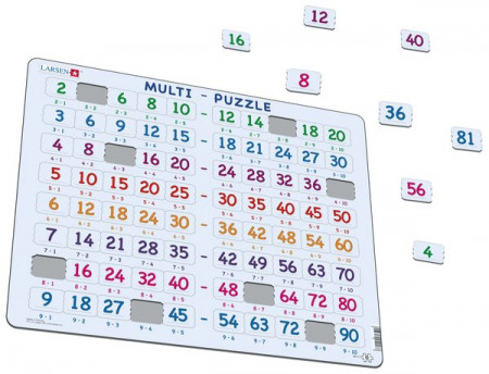 LARSEN puzzle Mācies reizrēķinu, AR17 AR17