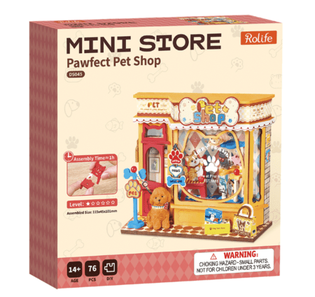 ROLIFE koka konstruktors Šokolādes veikals, DS046 