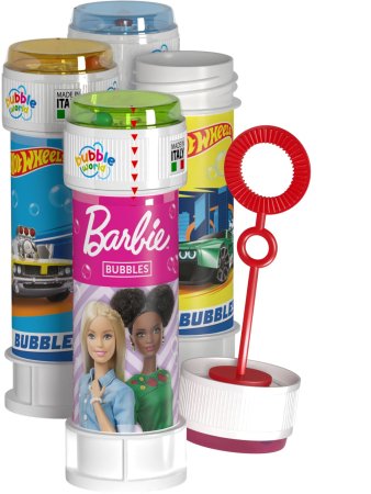 DULCOP Barbie / Hot Wheels ziepju burbuļi 60ml assort., 103001010038 