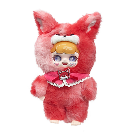 MIYOO 2 plīša lelle ar vinila sejiņu, 20 cm, sortiments, YL0334 