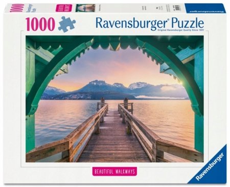 RAVENSBURGER PUZZLE puzle Tilts pie Ansi ezera, 1000 gab., 12001762 2 