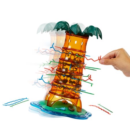 MATTEL GAMES  Lēkājošie pērtiķi galda spēle ballīte kokā, HTW65 