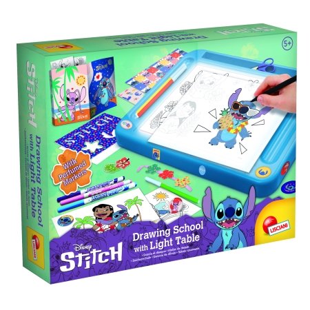 STITCH zīmēšanas komplekts ar gaismu, 107582 