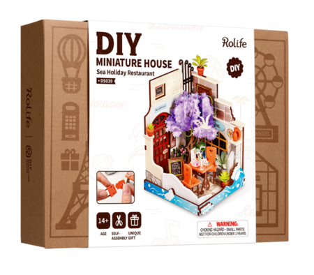 ROLIFE koka konstruktors Jūras brīvdienu restorāns, DS039 