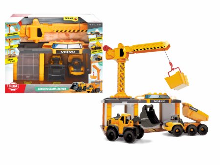 SIMBA DICKIE TOYS VOLOVO celtniecības stacijas komplekts, 203726009 203726009