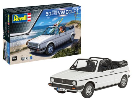 REVELL auto modelis 50 Years of the VW Golf 1, 05636 