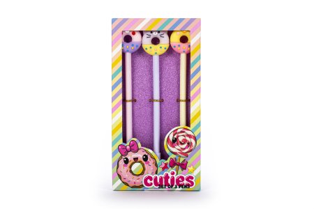 Kids Cuties komplekts ar 3 pildspalvām, 30862T-31558 