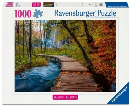 RAVENSBURGER PUZZLE puzle Rudens meža taka, 1000 gab., 12001764 6 