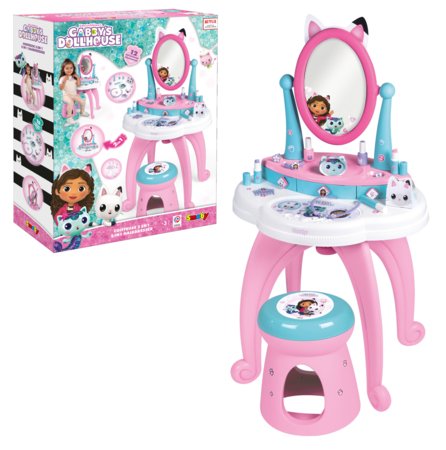 SMOBY Gabby's Dollhouse Gabby 2in1 skaistumkopšanas galds, 7600320254 