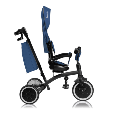 LIONELO trīsritenis TRIS PLUS, Blue denim, LO-TRIS PLUS 