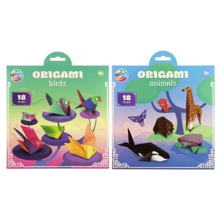 MOXY radošais komplekts "Origami putni/dzīvnieki", sortiments, 100111 