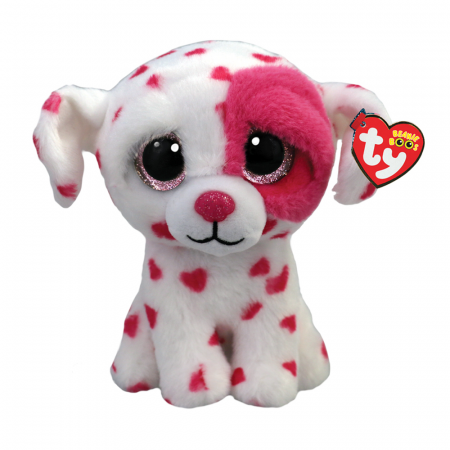 TY Beanie Boos suns ar sirsniņām BEAU balts, TY36539 TY36539