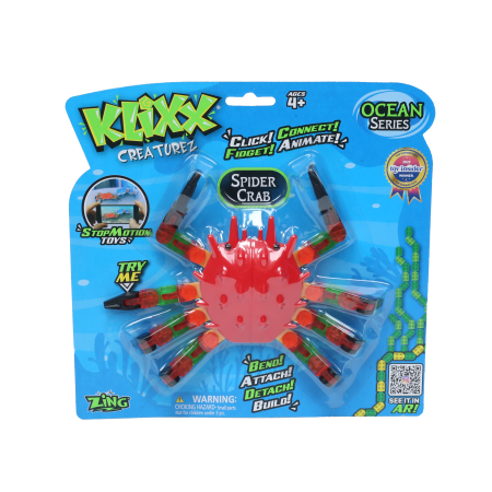 ZING "KLIXX SEA CREATUREZ" salokāmi jūras radījumi, sortiments, KX300/KX310/KX320/KX330 