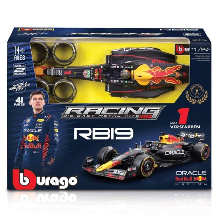 BBURAGO 1:24 assembly auto model F1 Oracle Red Bull Racing RB19, 18-28507 