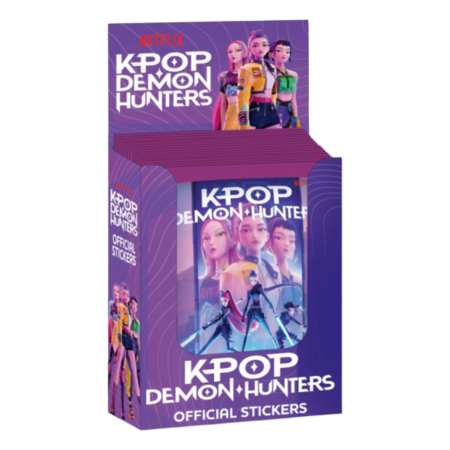 K-POP DEMON HUNTERS kolekcionējamas uzlīmes, 5 gab., KPSTICKER-2026 