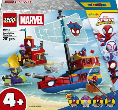 11208 LEGO® ǀ Marvel Spidey And His Amazing Friends Spidey komandas pirātu kuģis 