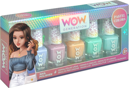 WOW GENERATION nagu laku iepakojums, 5gab., WOW00018 
