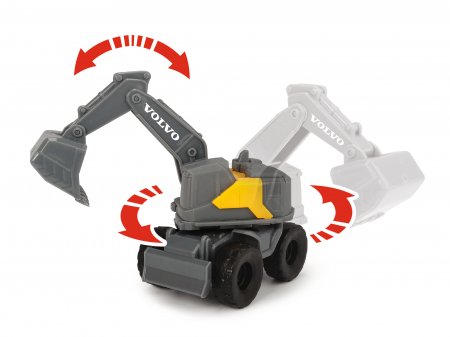 SIMBA DICKIE TOYS VOLVO komplekts Micro Builders assort., 203722009 203722009