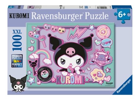 RAVENSBURGER PUZZLE puzle Kuromi, 100 gab., 12004333 1 