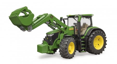 BRUDER John Deere 7R 350  Traktors  ar frontālo iekrāvēju, 03151 03151