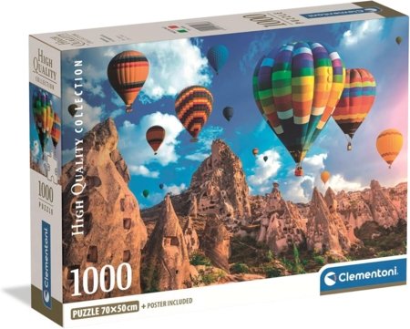 CLEMENTONI puzle Balloons In Cappadocia, 1000 gab., 39988 