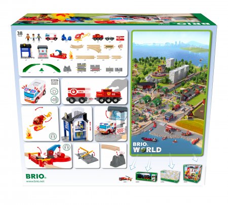 BRIO dzelzceļa komplekts Rescue Team, 36025 36025