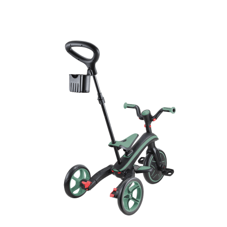 GLOBBER skrejritenis Explorer Trike 4in1, zaļš, 732-104 