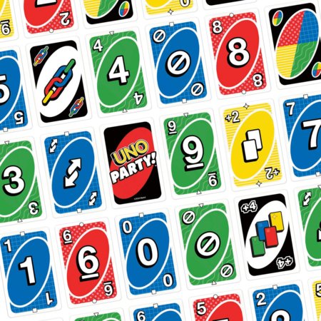 MATTEL GAMES UNO kārtis Party (atjauninātas), JJV58 