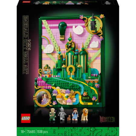 75685 LEGO® Wicked Emerald City: sienas māksla 