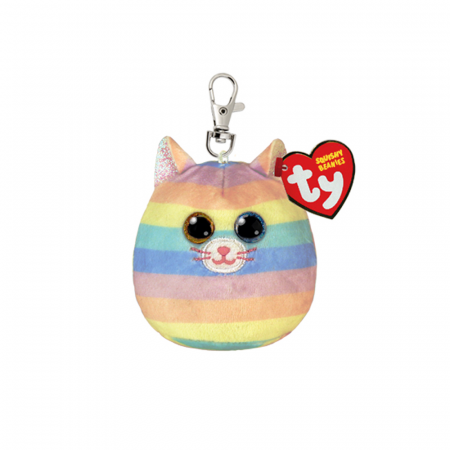 TY Squishy Beanies kaķis - piekariņš HEATHER , TY39561 TY39561
