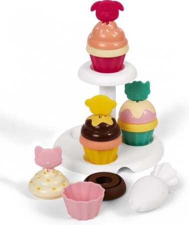 SKIP HOP komplekts Zoo sort and stack Cupcakes, 9H012810 9H012810