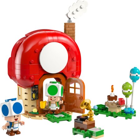 72041 LEGO® Super Mario Ballīte Toad mājā 