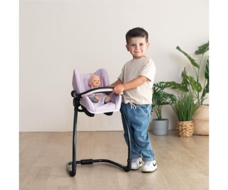 SMOBY leļļu krēsliņš 3in1, rozā, 7600240242 