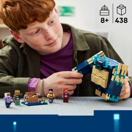 21591 LEGO® Minecraft® Sagrozītā uzrauga cīņa 