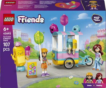 42692 LEGO® Friends Saldējuma un balonu kiosks 