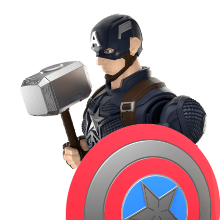 Blokees transformator  Marvel Heros - Champion Class Captain America, 81115 