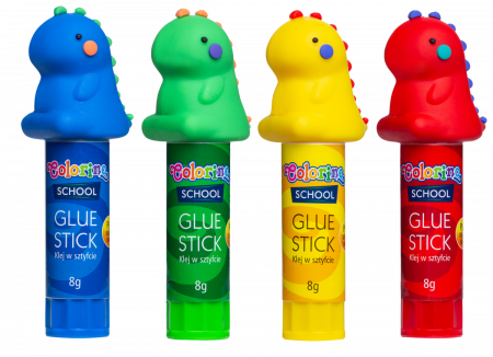 COLORINO līmes zīmulis, 8g Dinosaurs asort., 84750PTR 84750PTR