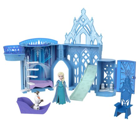 DISNEY FROZEN mazā lelle Elza un rotaļu komplekts, JDP63 