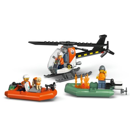 60504 LEGO® City Krasta apsardzes glābšanas laiva un helikopters 