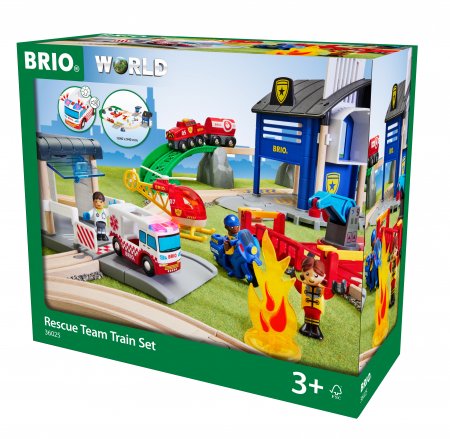 BRIO dzelzceļa komplekts Rescue Team, 36025 36025