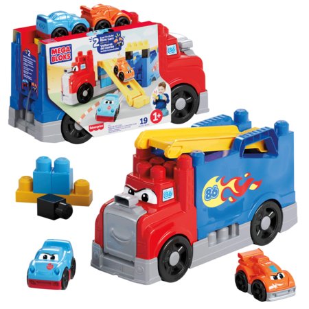 MEGA BLOKS kravas auto ar trasi būvēšanas komplekts, JFR29 
