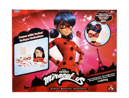 MIRACULOUS veidošanas galva Ladybug Deluxe, 50247 50247