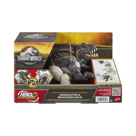JURASSIC WORLD Fierce Changers mainīgie dinozauri asort., HPD33 HPD33
