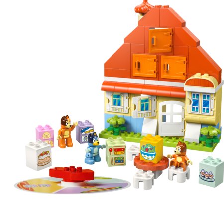 10459 LEGO® DUPLO® Berry Bluey ģimenes māja ar Atmiņas spēli 