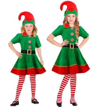WIDMANN kostīms Santa's Little Helper Elf, izmērs (104 cm / 2-3 gadi), 88990 