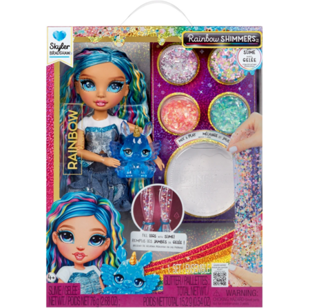RAINBOW HIGH lelle ar slaima komplektu, asort., 122395 