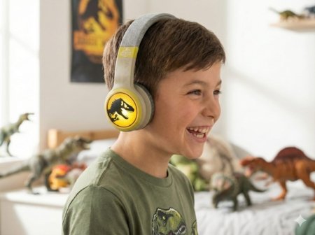 JURASSIC WORLD vieglas Bluetooth austiņas, HMJW-BTLI-TREX 